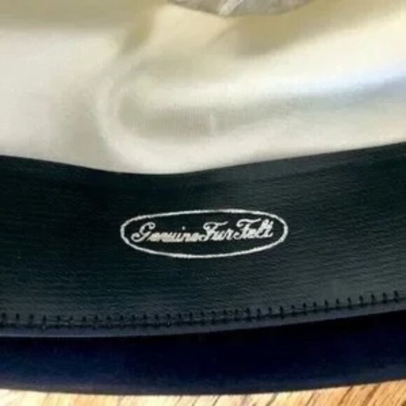 💥CLEARANCE💥 Bobby Lee Black Fedora Hat 100% Fur Felt - Unisex - Picture 3 of 6